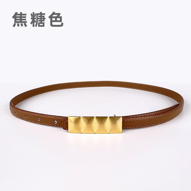 Genuine Leather Women'S Belt Retro Two-Layer Cowhide Belt With Jeans Casual Pants Belt Women'S Model