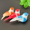 Colorful Simulation Birds Photography Props with Clip Decorative Fake Bird Home Decor Artificial Foam Feathers Birds