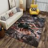Levi Ackerman Anime Battle Carpet Suitable As a Non-slip Mat for the Living Room or Bedroom Sofa