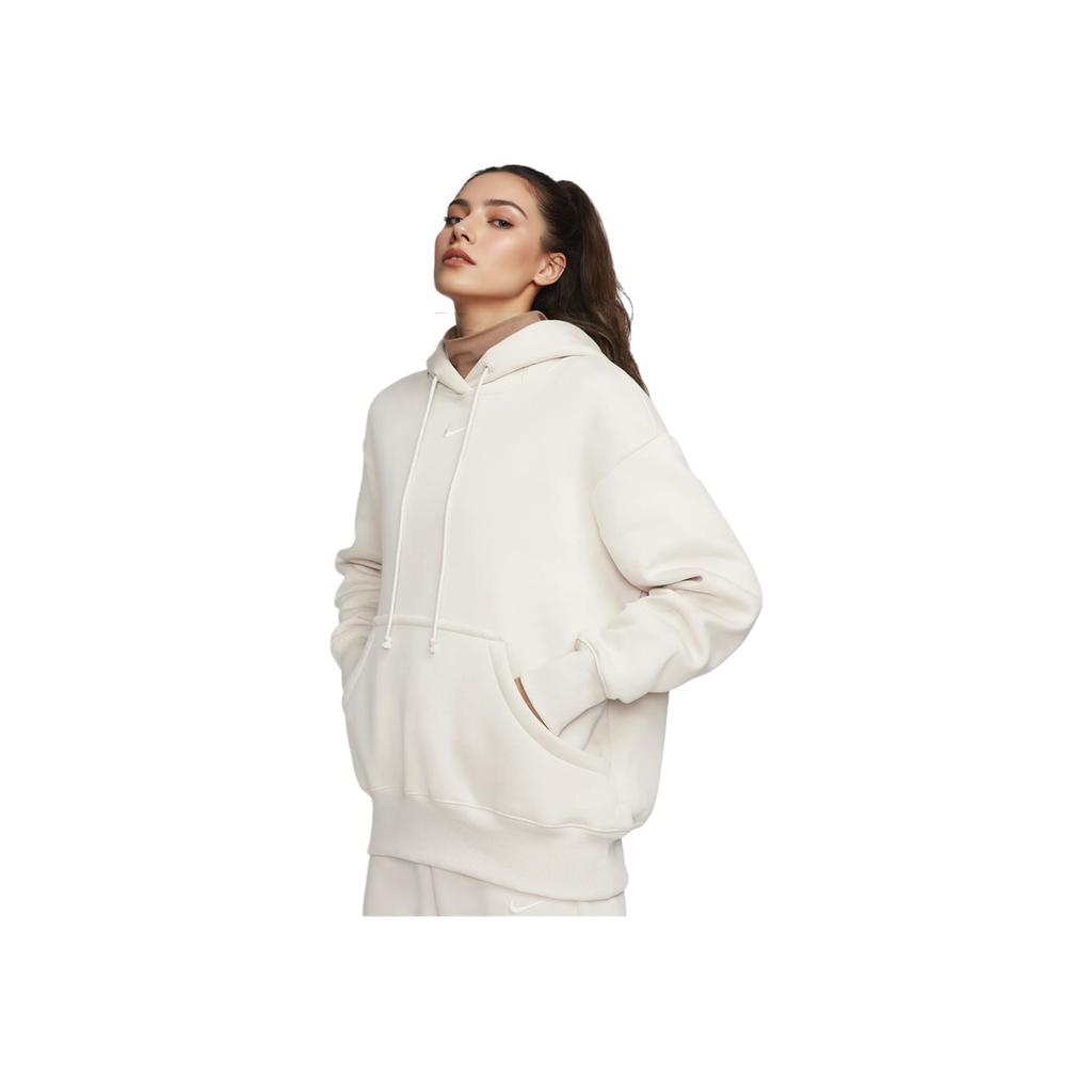 Nike Oversized Pullover Hoodie Women Hoodies Brown DQ5861-104