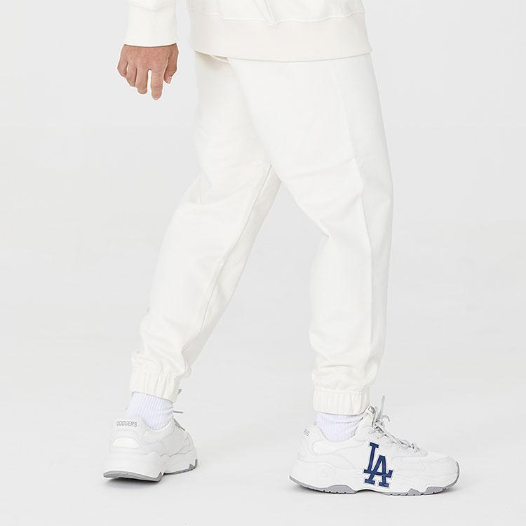 New MLB Paisley Knitted Sweatpants Unisex Ecru 3APTI0126-50CRS