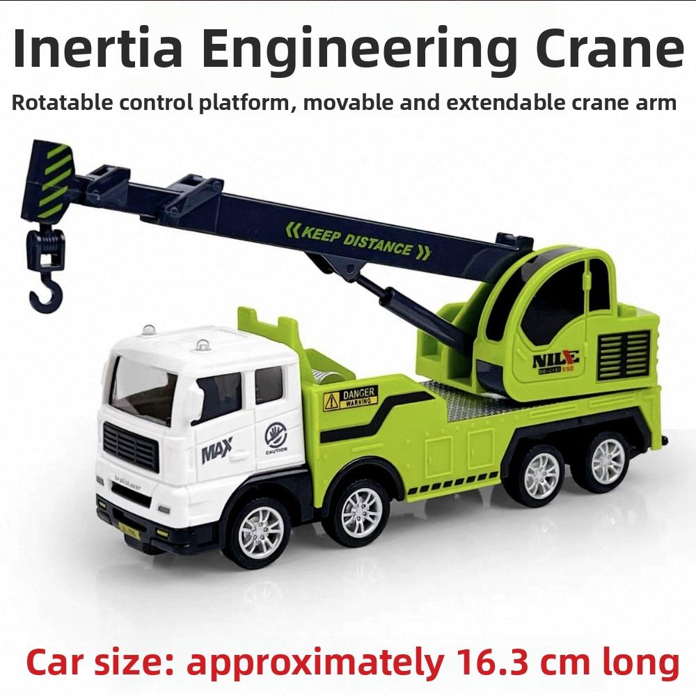 Plastic Engineering Transport Vehicle Toys 10 Styles Crane Truck Model Simulation Diecast  for Boys