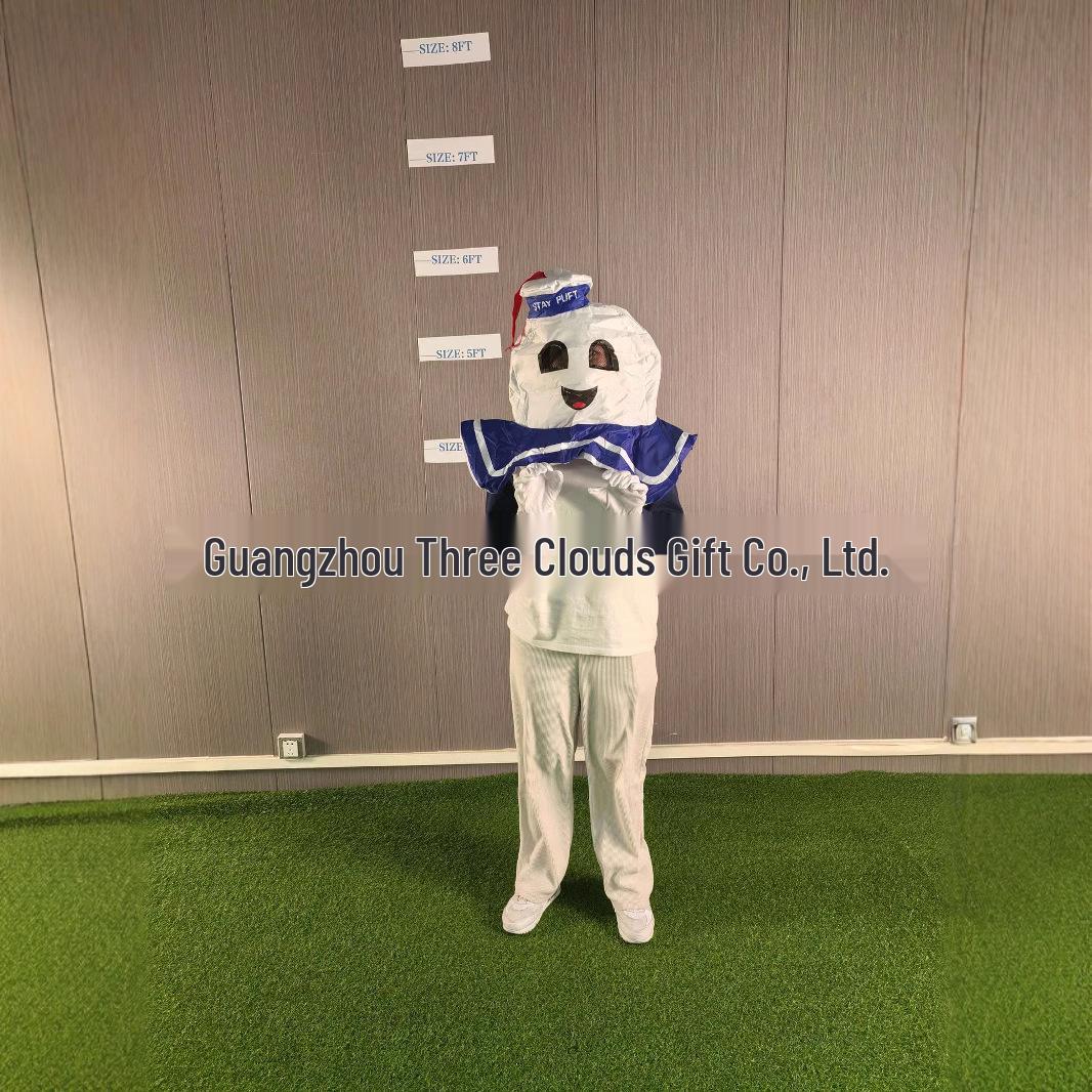 Navy Hat & White Gloves Costume Set for Role-Playing No Size
