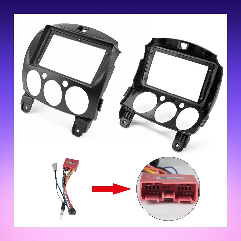 2 DIN Android Carplay Car Radio For Mazda 2 2007-2014 Multimedia Player Head Unit Stereo GPS Navigation BT WIFI 4+64GB