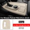 For Nissan Patrol Y62 2010- Gear Shift Silicone Protective Cover Center Console Panel Interior Accessories Upgrade