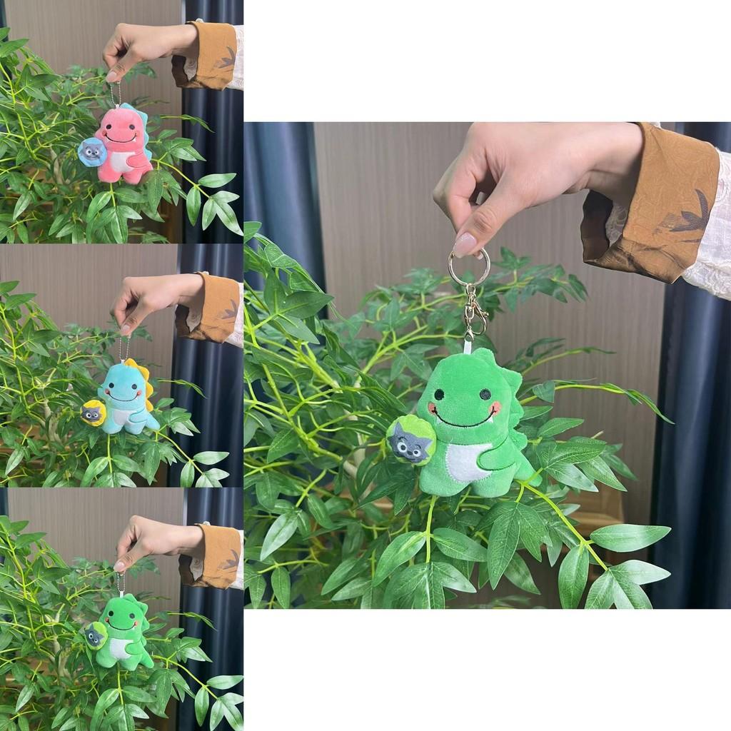 Plush Dinosaur Delightful Keychain With Sound Feature Ideal For Backpack Accessories And Gifts