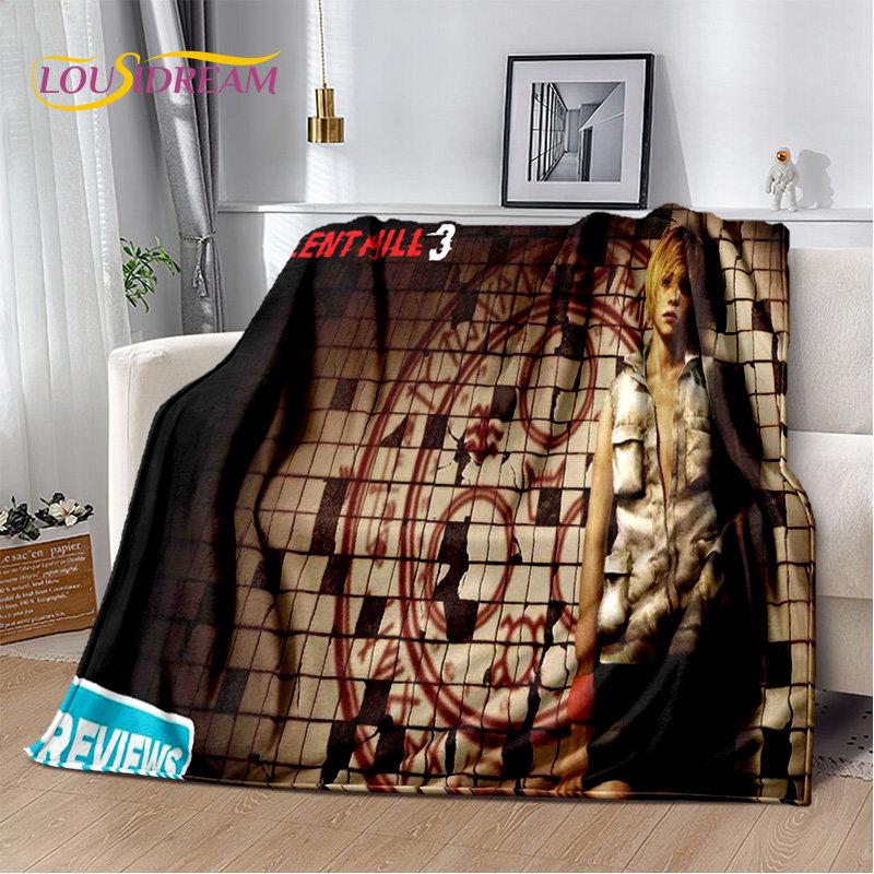 Silent Hill Horror Movie Games Soft Plush Blanket,Flannel Blanket Throw Blanket for Living Room Bedroom Bed Sofa Picnic Cover