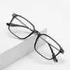 Reading Farsighted Glasses For Men Square Prescription Transparent Eyeglasses TR90 Anti Blue Light Computer TiredEyesightGlasses