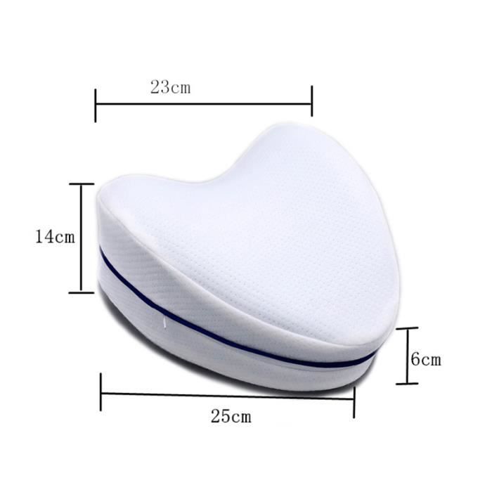 Genou Oreiller Mémoire Coton Mousse À Rebond Lent Femmes Enceintes Oreiller Côté Sommeil Pince Cuisse Jambe Coussin de Soutien