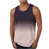 Débardeurs d'été à imprimé 3D dégradé pour hommes, streetwear décontracté, débardeur sans manches oversize, musculation, gilet de gym pour hommes, vêtements pour hommes