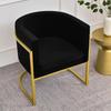 Stretch Club Club Chair Cover Solid Color Velvet Tub Sofa Covers Elastic Soft Single Chairs Slipcovers for Study Bar Counter