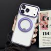 Applicable to iPhone17ProMax color edge magnetic suction bracket mobile phone case Apple 16Pro anti-drop 15 protective case