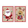 Merry Christmas Greeting Card with Music Set of 2 Vivid Sound Greeting Card for Children Birthday Party Blessing