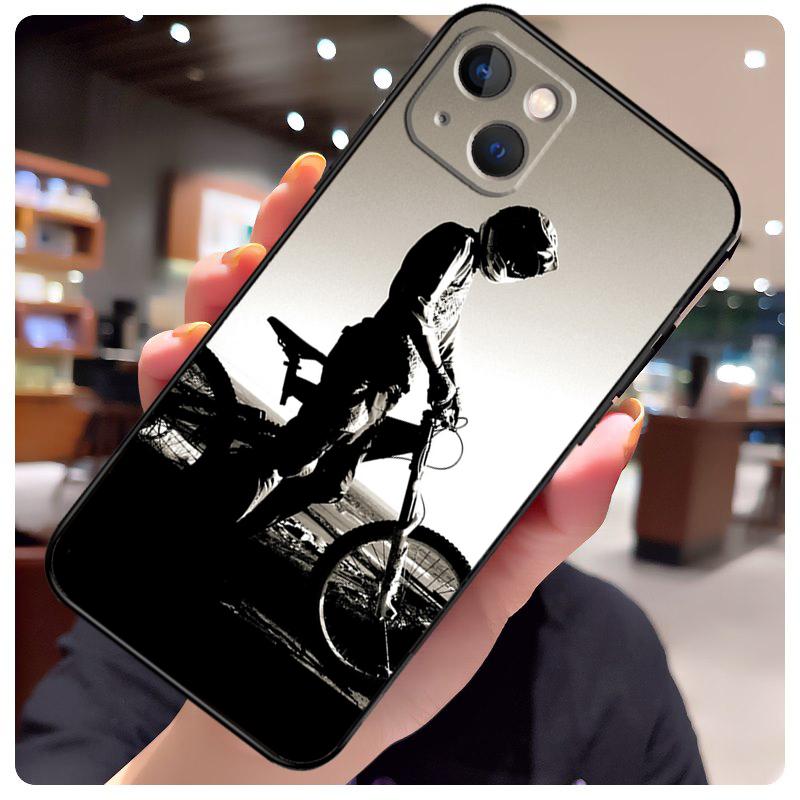 BMX Bike Extreme Sport Case For iPhone 16 Pro Max 14 13 12 11 15 17 Pro Max mini 15 16 Plus 16e 17 Air Phone Cover