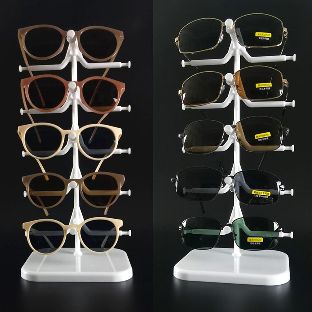 Durable Eyeglass Rack with Multiple Layers Secure Eyeglasses Holder Acrylic Presentation Stand Sunglasses Display Shelf
