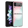 Friends Hard PC Phone Case For Samsung Galaxy Z Flip 7 6 5 4 Black Cover For Galaxy Z Flip 3 Foldable Fundas Shell Capas Coque