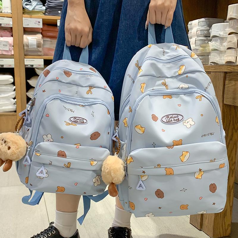 Schoolbags Elementary School Students Girls Junior High School Students Letters Children Small Backpack High School Students