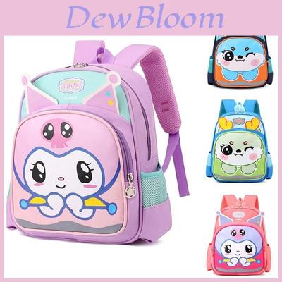 Kuromi Kids School Backpack With Breathable Nylon And Air Cushion Straps For Preschool Children