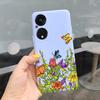 For Oppo Reno 8T 4G Case CPH2481 Luxury Art Printed Cover Silicone Soft TPU Phonw Case For Oppo Reno8 T 5G Reno 8T Reno8T Bumper