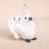Cute Peacock Doll Pendant Keychain Animal Plush Toy Unisex Bag Hanging Ornaments Polyester PP Cotton Filling 12cm 14 Years