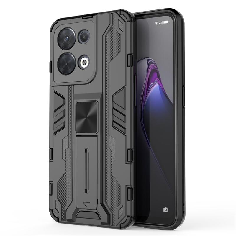 

Для OPPO Reno 8 Pro 5G чехол роскошный магнитный автомобильный держатель чехол для телефона для OPPO Reno8 Reno 8 Pro + Plus противоударный бронированный задний чехол For Reno 8 5G чёрный