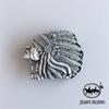 [Jean's Friend] Classic Indian Series Belt Buckle "Indian Chief Profile"
