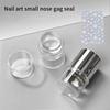 Jelly Silicone Nail Stamper With Scraper Transparent Nail Templates Stamp For Stamping Polish Printing Manicure Tools