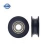 10pcs U groove Plastic coated bearing 696ZZ 6*24*9mm sliding door window POM roller wheel nylon pulley Bore 6mm Diameter 24mm