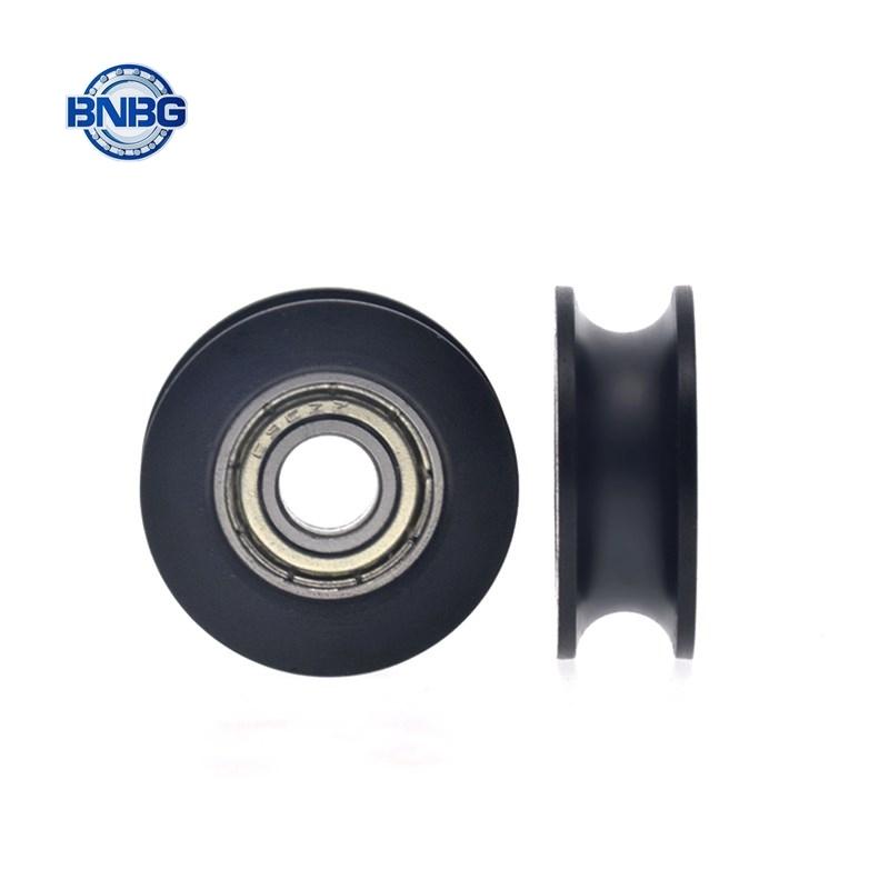 10pcs U groove Plastic coated bearing 696ZZ 6*24*9mm sliding door window POM roller wheel nylon pulley Bore 6mm Diameter 24mm