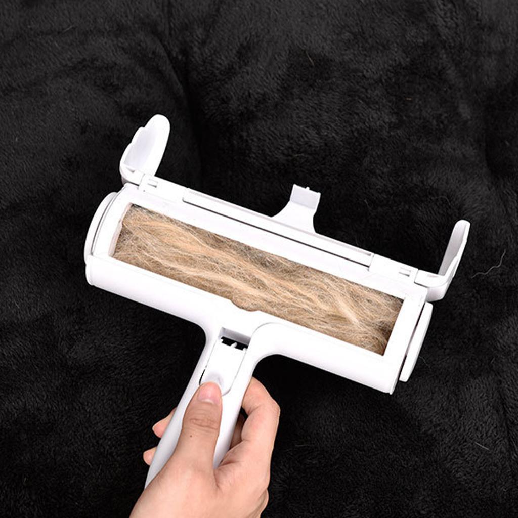 Pet Hair Roller Lint Roller Cat and Dog Hair Remover for Furniture Couch Carpet Car Seats Red