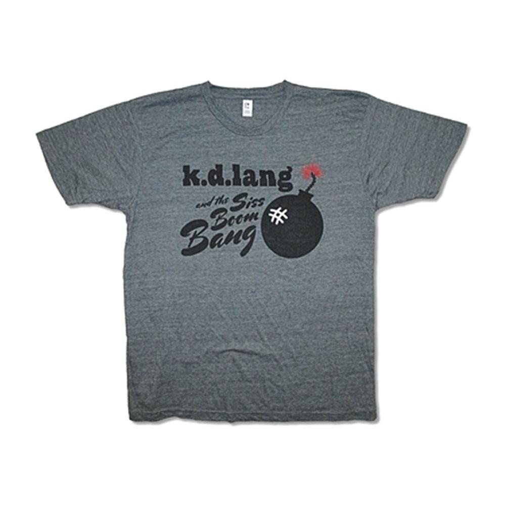 

Men s K.D. Lang Bomb 2012 Tour T-Shirt Mens Womens Tees Top X Grey 4XL