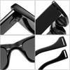SHAUNA Ins Popular Fashion Small Rectangle Sunglasses Women Vintage Jelly Color Eyewear Men Square Trending Sun Glasses UV400