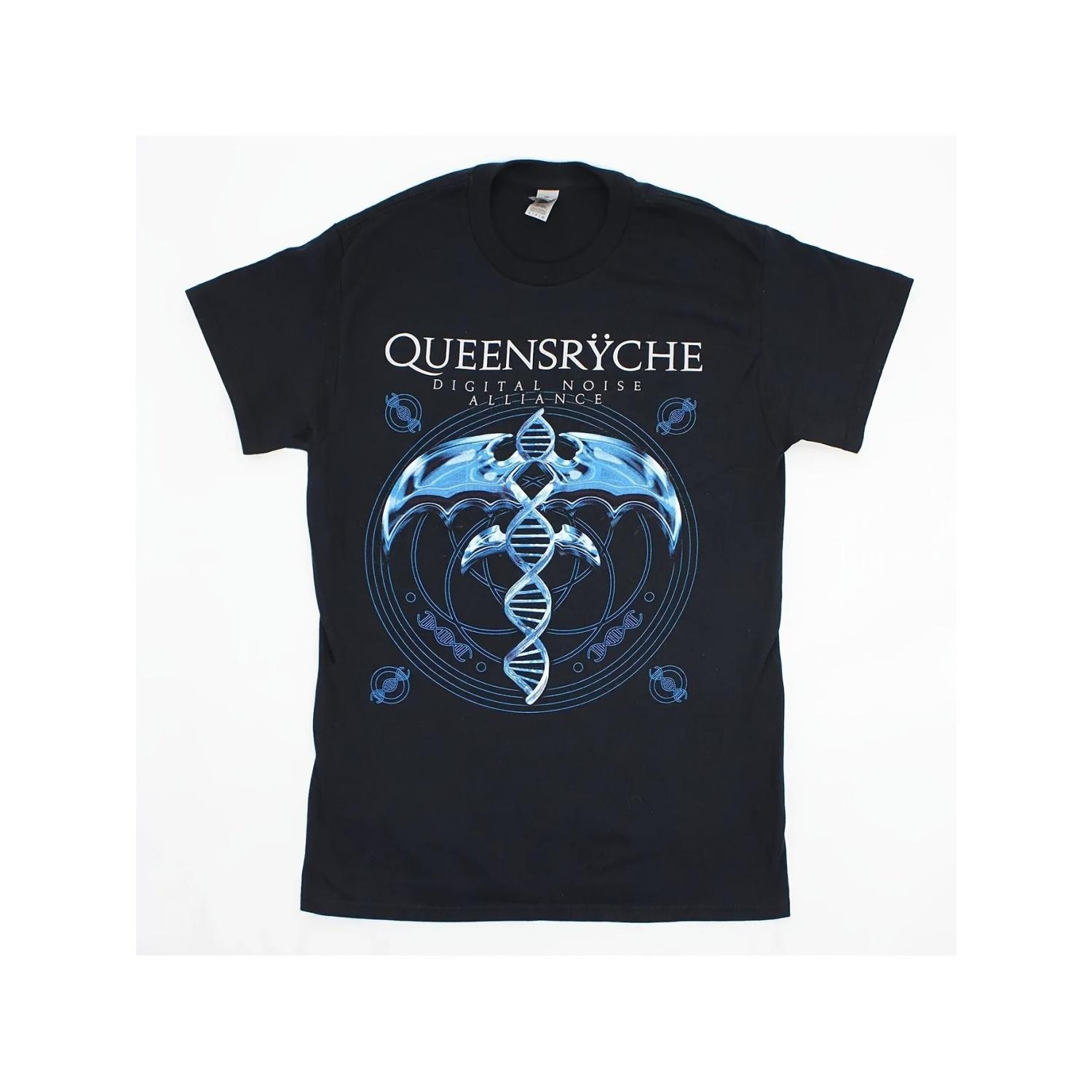 

Men S Queensryche Dna T Shirt Large Black Plus Size Graphic Short Sleeve Shirt Unisex Men Women Summer XXXXXL чорний