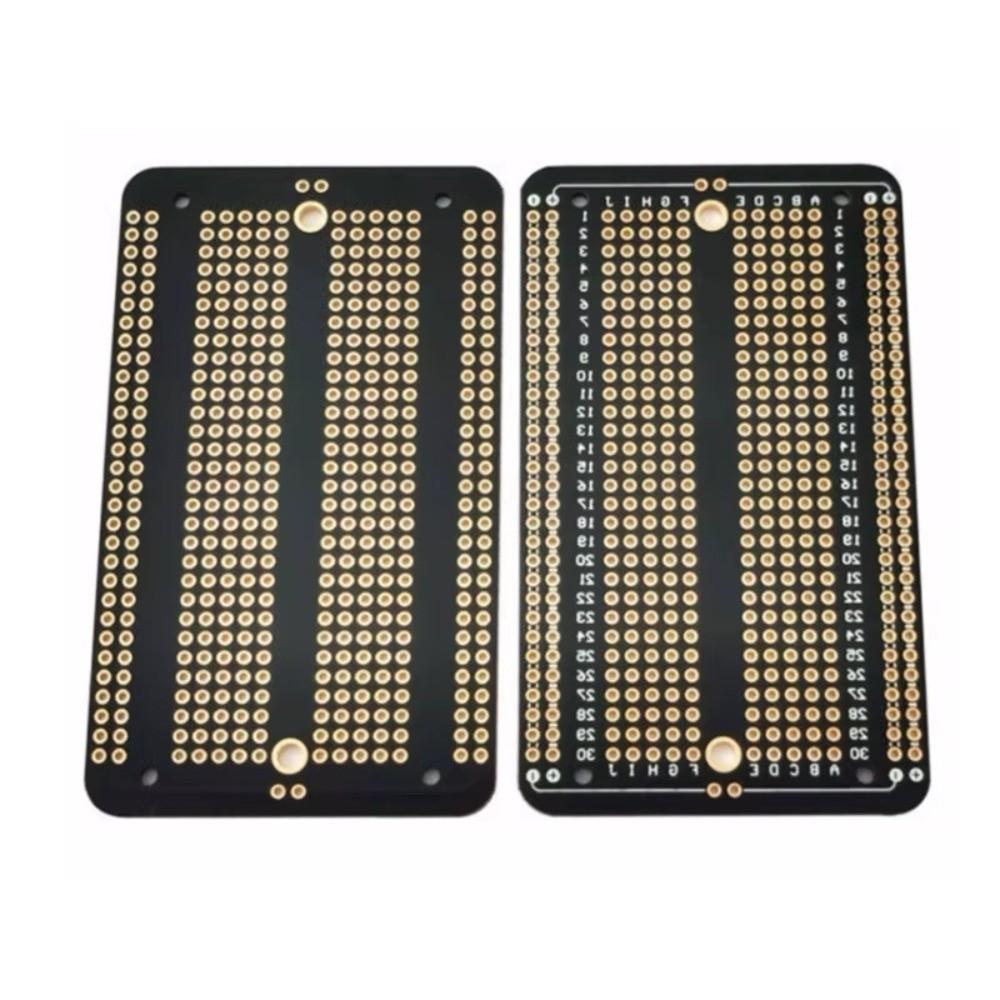 Gold-plated Solder PCB Prototype Board Five-hole Prototype Breadboard Welding Practice