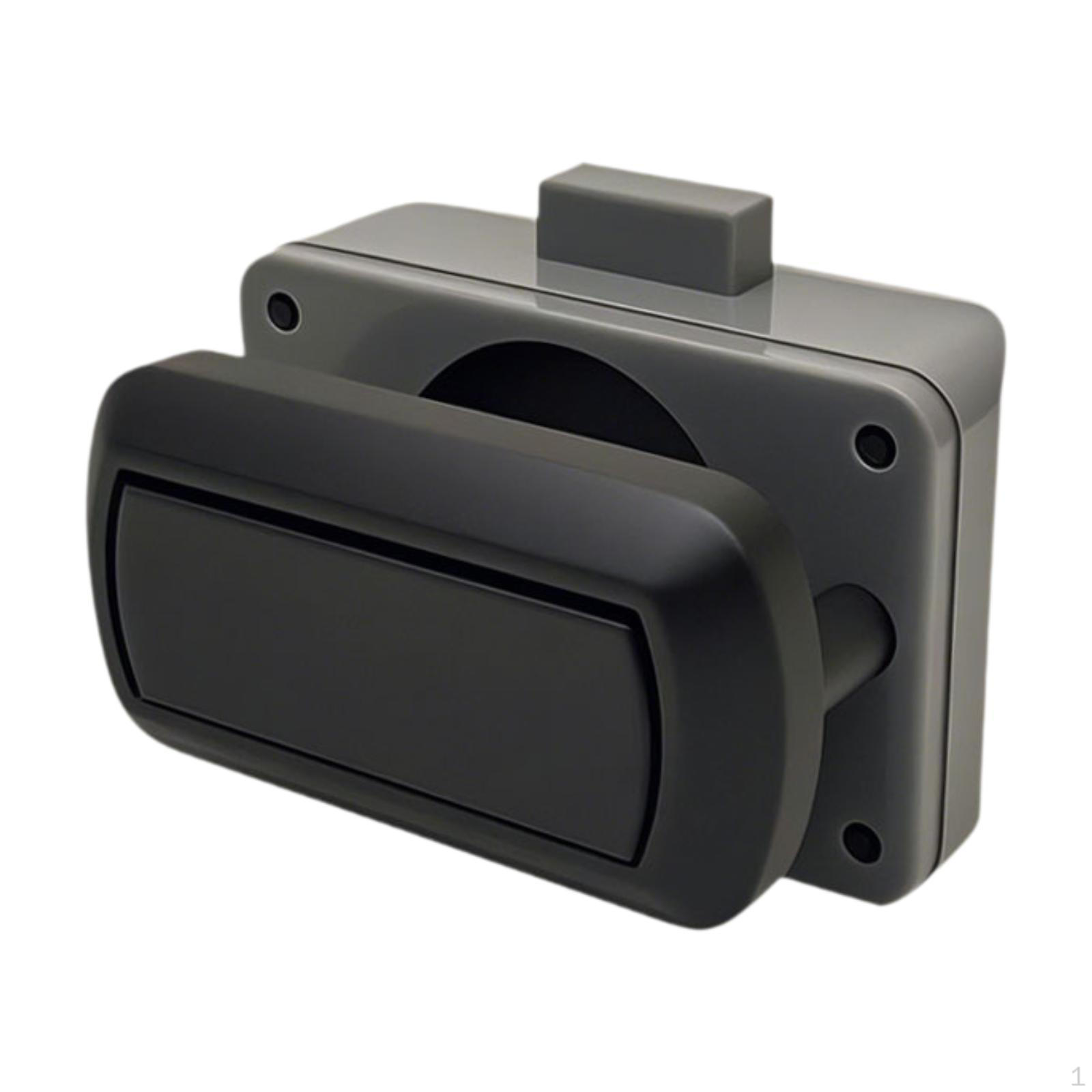 

Замок для двери шкафа RV, фурнитура для доски 13 мм, защелка с кнопкой, шкаф без ключа чёрный