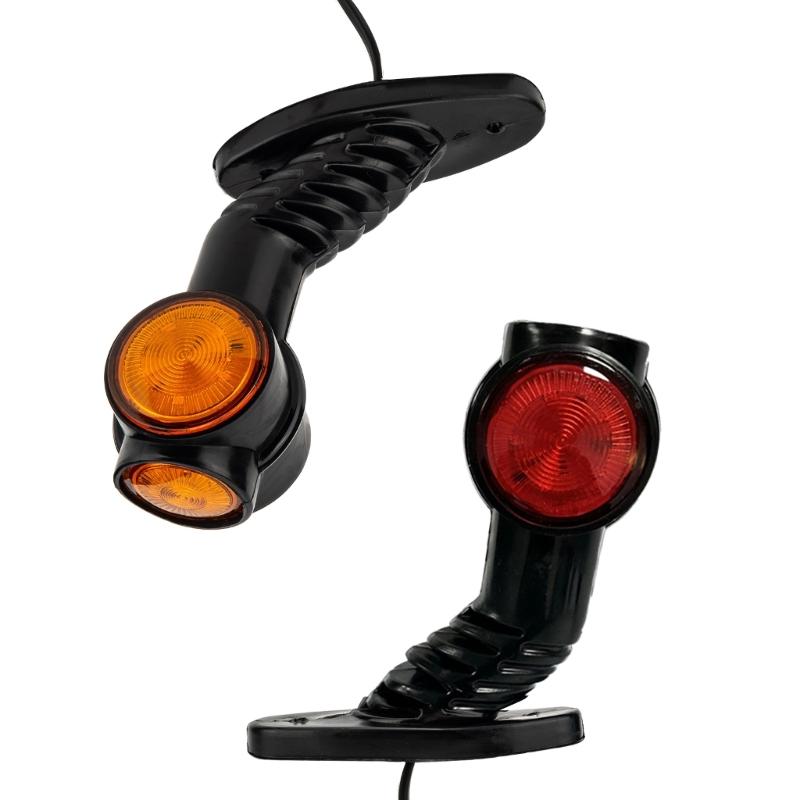 

Водонепроницаемые 12 В 24 В фары для прицепа для грузовика, светодиодные боковые габаритные фонари для грузовика, трактора, габаритные огни, габаритные огни, 1 пара