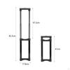 DIY Suitcase Telescopic Handle Spare Parts Stretchable Stylish Black Durable Traveling Accessories