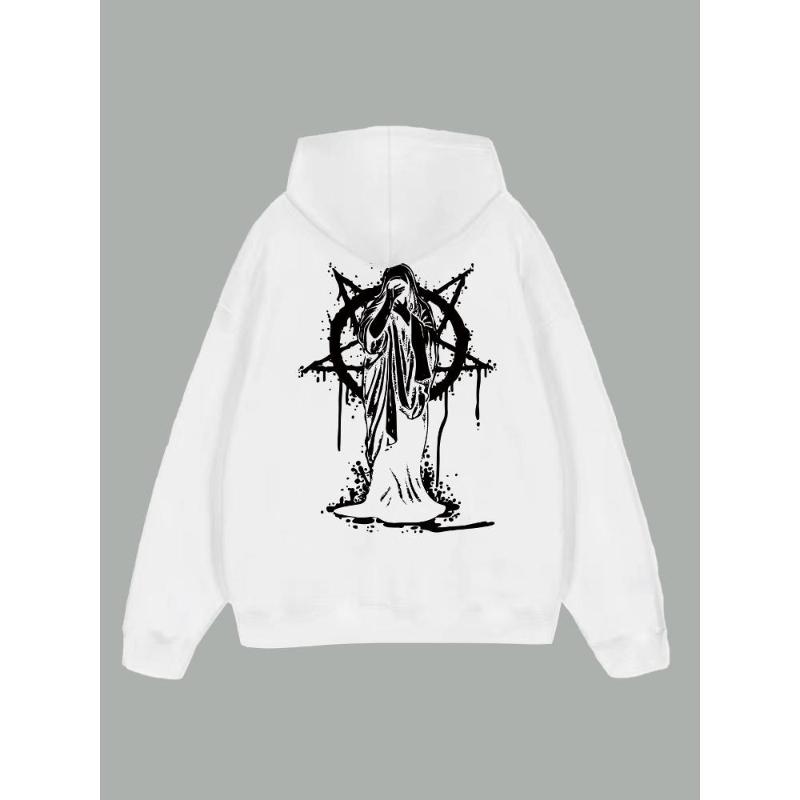 

Мужская толстовка с капюшоном, Идеально для спортзала XXL белый