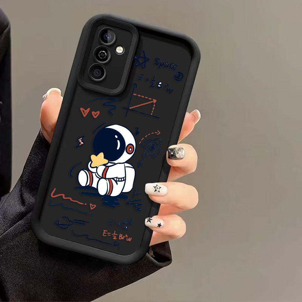 Cartoon Astronaut Space Phone Case For Infinix SMART SPARK 9 10 20C 30C 40C CAMON 20 30 40 POP 8 POVA 6 7 ITEL A70 A80 A90 Cover
