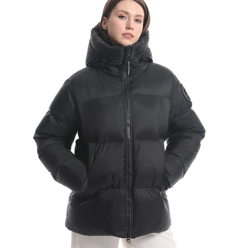 Big Goose Down Jacket for Men and Women of the Same Style, Thickened Warm Hooded Jacket, Winter Cold-resistant Outdoor Down Jacket