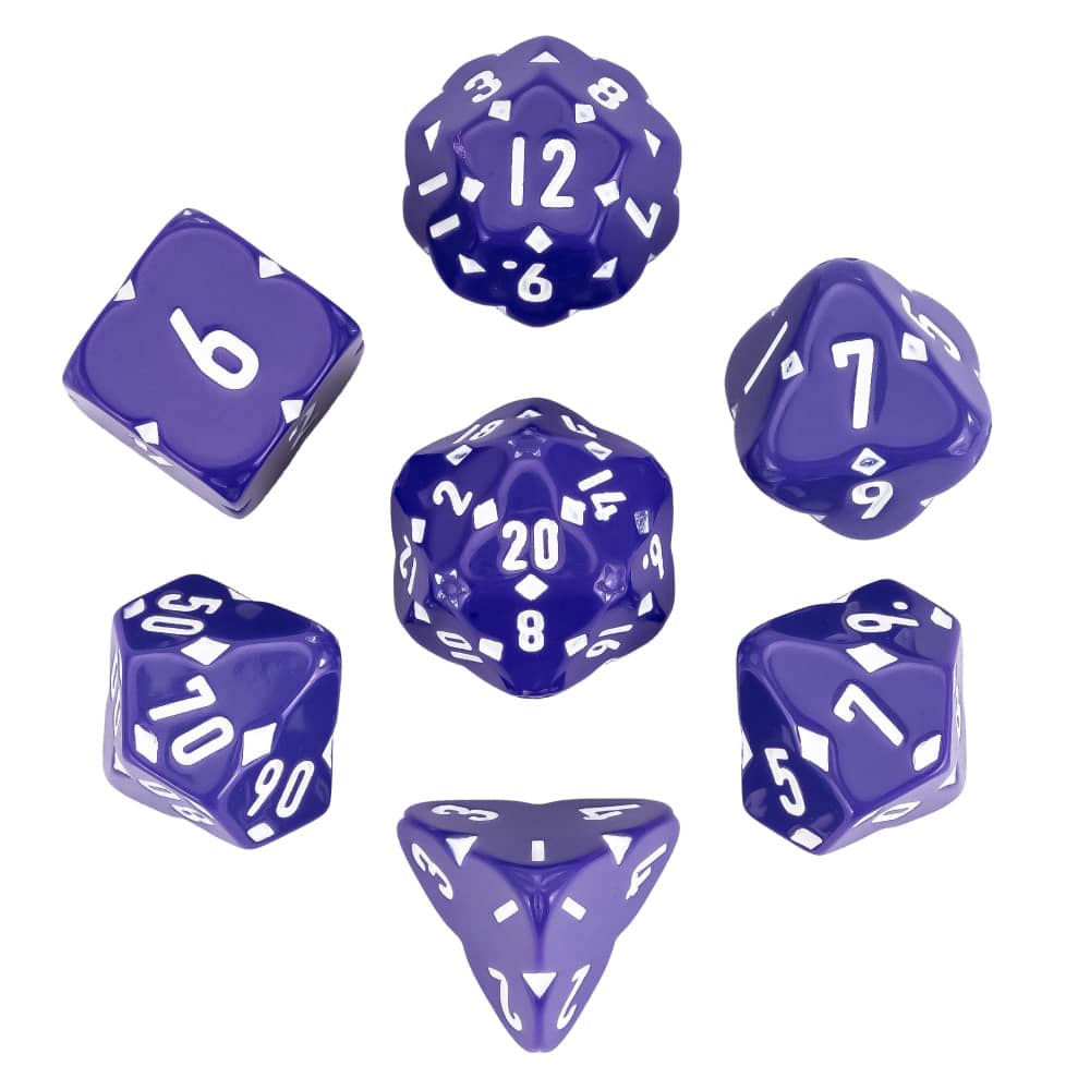 Cusdie Dado Quadrifoglio Portafortuna DND Dadi Lisci in Resina D4 D6 D8 D10 D% D12 D20 Set di Dadi Poliedrici Quadrifoglio per Giochi da Tavolo di Ruolo D&D