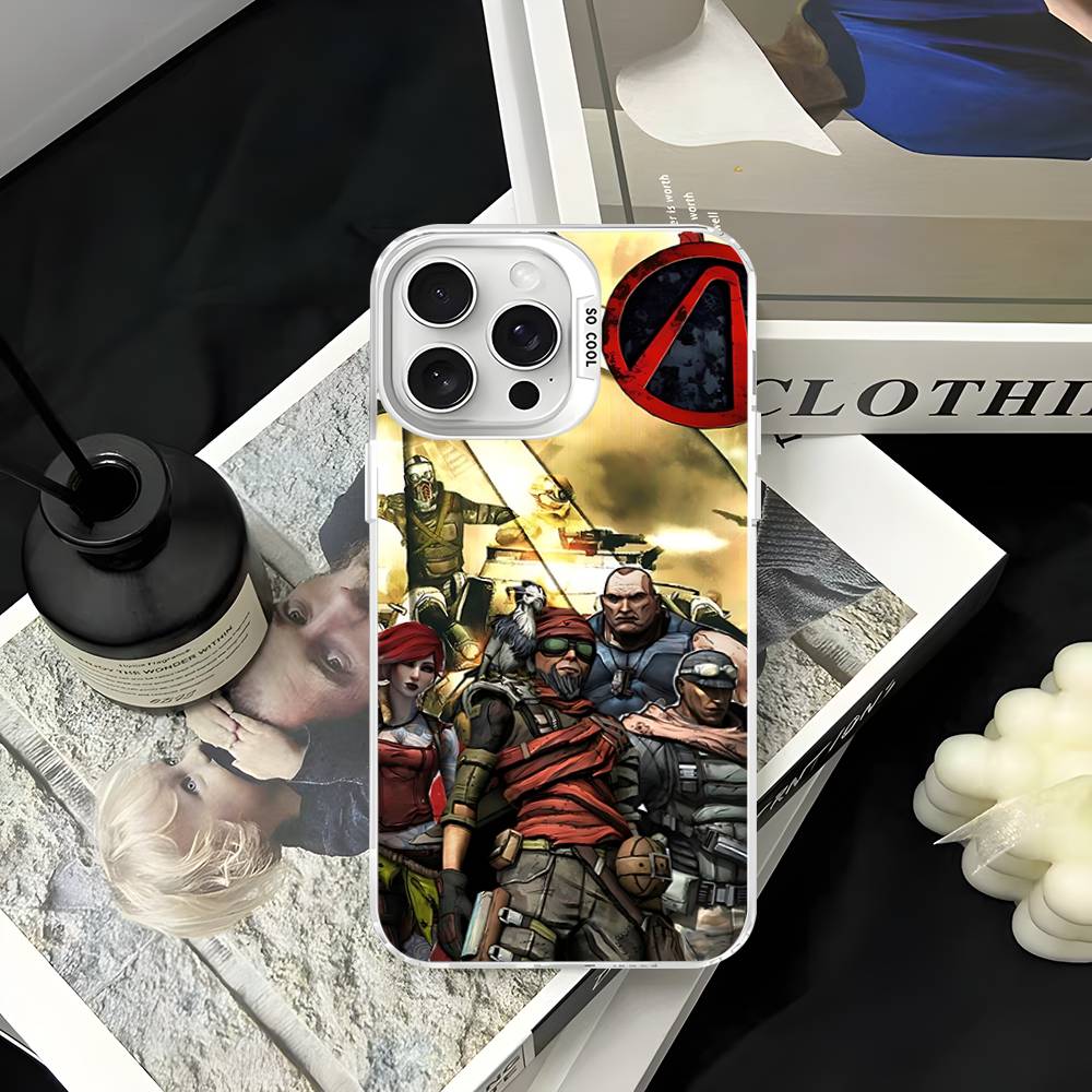 

Game B-Borderlands Phone Case For IPhone 17 16 15 14 13 12 11 Pro Max Plus Color Silver Cover iPhone 16 pro