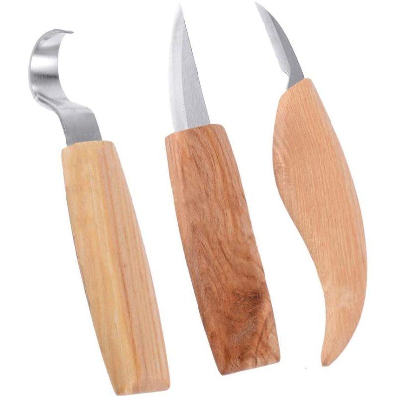 3 Pcs/set Wood  Carving  Tools  Set Beginner Woodworking Carpenter Carving Universal Stripping