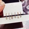 S925 Silver Exquisite European & American Style Diamond Earrings for Women - Luxurious & Fashionable, Versatile Ear Buckles