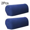2Pcs/Set Couch Chair Protector Removable Armchair Covers Replaceable Solid Color Modern Polyester Fiber Armrest Arm Stretch Sofa