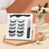 Magnetic Eyelash Liquid Eyeliner Set Super Natural Reuse Eyelashes Beautiful Women Makeup Tools Cosmetic