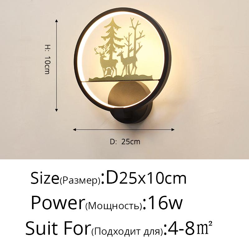 Simple Modern Creative Led Wall Lamp for Living Room Bedroom Kitchen Foyer Ofiice Coffee Bar Indoor Lighting Decorative Lamps