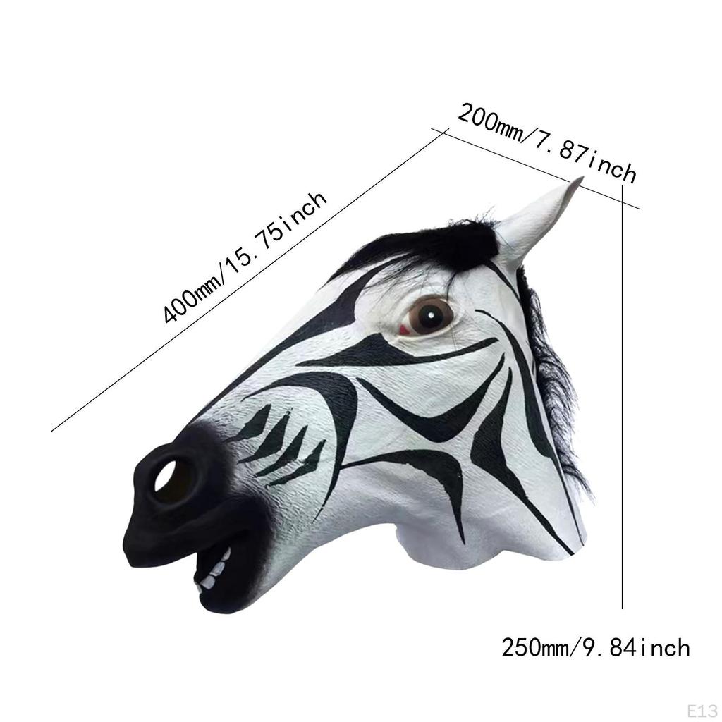 Animal Head Headgear Decoration Funny Dress Up Prop Costume Accessory for Show Halloween