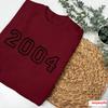 Retro Year Birthday Jumper Personalised Gift for Her Simple Figure Printed Tshirt Tops Tee Shirt Short Customized Unisexy Colors