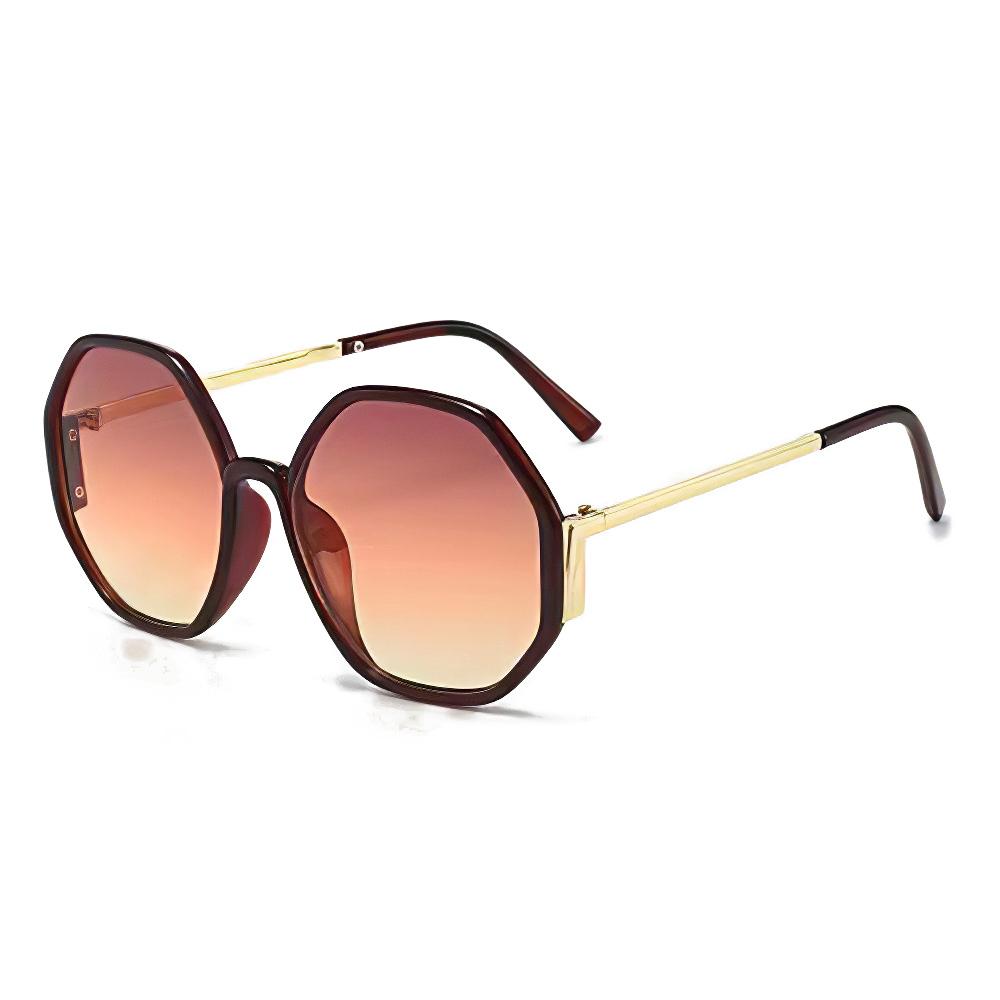 

Новые женские солнцезащитные очки Авангардные Геометрические Многоцветные Градиентные Полукруглые Оправы Полупрозрачные Очки для Женщин